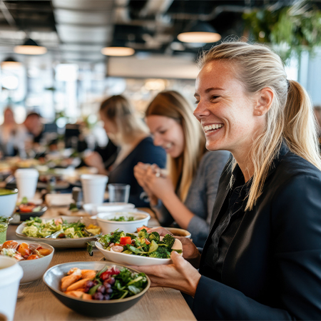 Illustration Comment mieux manger au travail ?